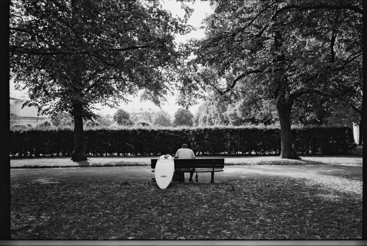 Munich English Garden Monochrome